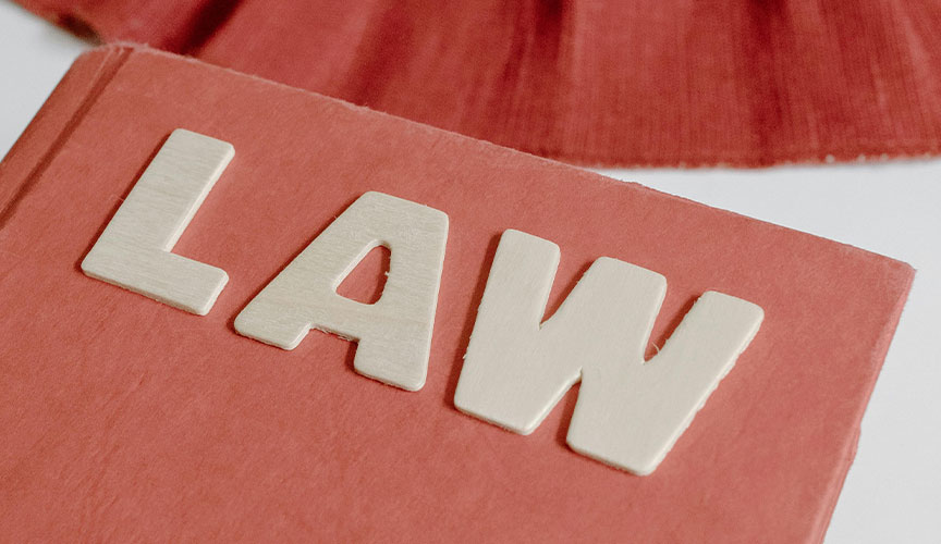 Photo of a law book